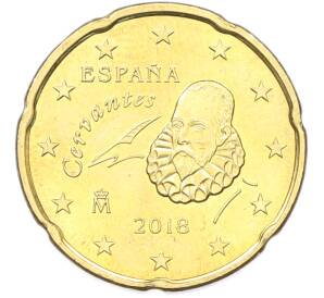 20 евроцентов 2018 года Испания — Фото №1
