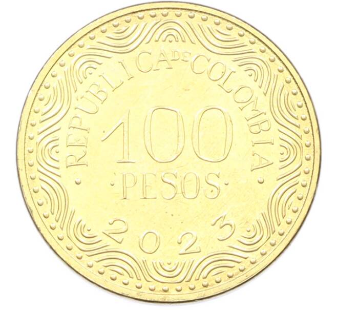 Монета 100 песо 2023 года Колумбия (Артикул: T11-40149) — Фото №1