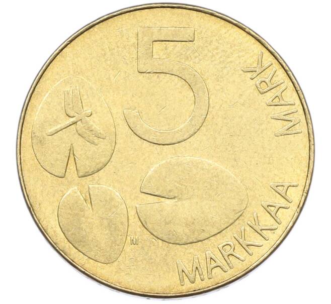 Монета 5 марок 1993 года Финляндия (Артикул: T11-40150) — Фото №2