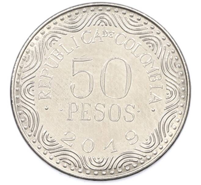 Монета 50 песо 2019 года Колумбия (Артикул: T11-40156) — Фото №1