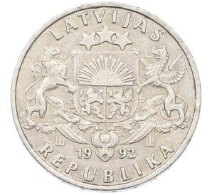 1 лат 1992 года Латвия — Фото №2