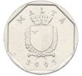 Монета 5 центов 1995 года Мальта (Артикул: T11-40166) — Фото №2