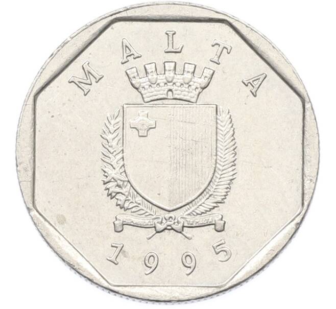 Монета 5 центов 1995 года Мальта (Артикул: T11-40166) — Фото №2