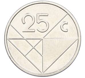 25 центов 2012 года Аруба — Фото №2