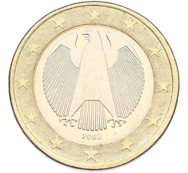 Монета 1 евро 2002 года A Германия (Артикул: K12-79480) — Фото №1