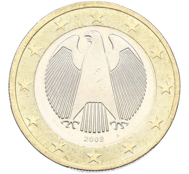 Монета 1 евро 2002 года A Германия (Артикул: K12-79482) — Фото №1