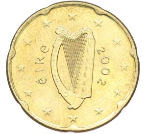 20 евроцентов 2002 года Ирландия — Фото №1
