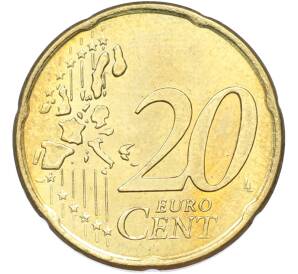 20 евроцентов 2002 года Ирландия — Фото №2