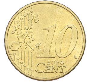 10 евроцентов 2002 года J Германия — Фото №2