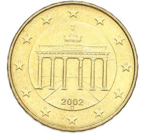 10 евроцентов 2002 года D Германия — Фото №1