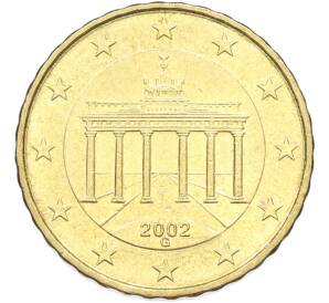10 евроцентов 2002 года G Германия — Фото №1