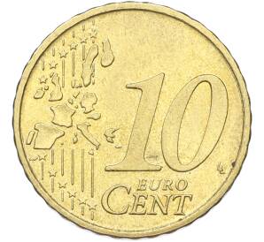 10 евроцентов 2002 года D Германия — Фото №2