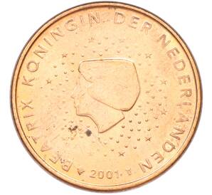 5 евроцентов 2001 года Нидерланды
