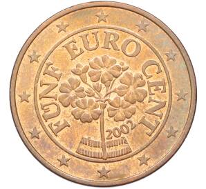5 евроцентов 2002 года Австрия