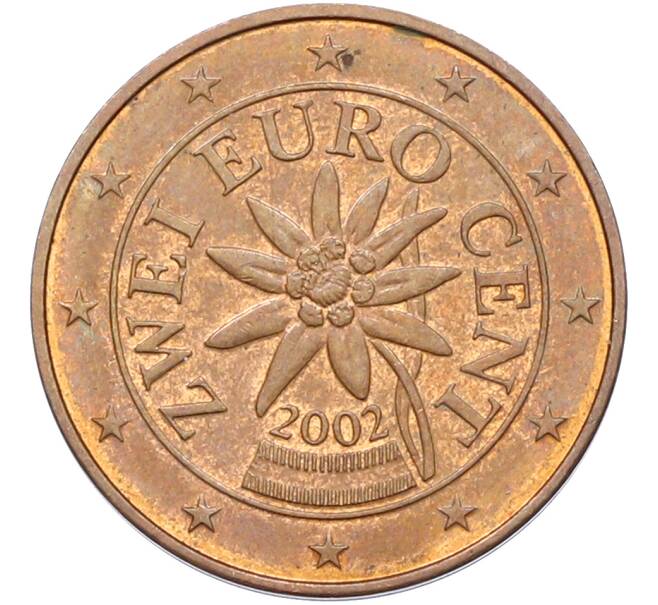 Монета 2 евроцента 2002 года Австрия (Артикул: K12-79525) — Фото №1