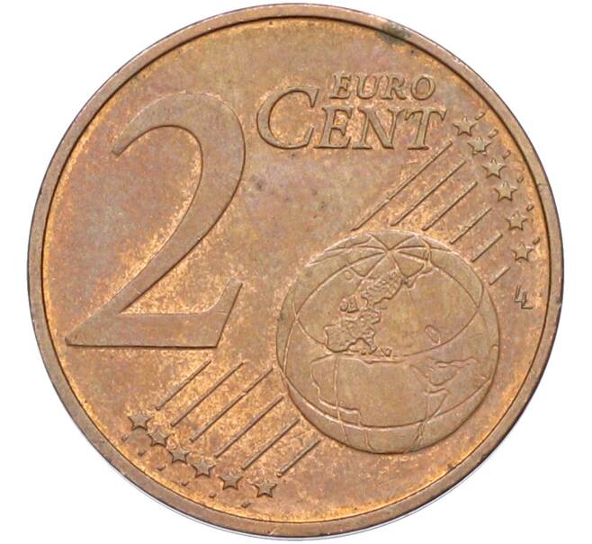 Монета 2 евроцента 2002 года Австрия (Артикул: K12-79525) — Фото №2