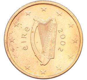 2 евроцента 2002 года Ирландия