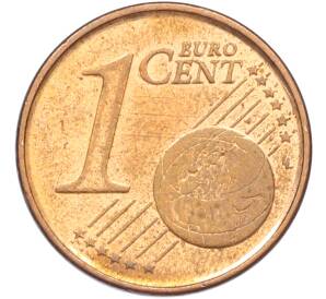 1 евроцент 2001 года Бельгия