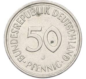 50 пфеннигов 1981 года J Западная Германия (ФРГ)
