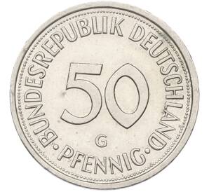 50 пфеннигов 1989 года G Западная Германия (ФРГ)