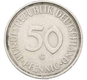 50 пфеннигов 1972 года G Западная Германия (ФРГ)