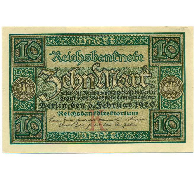Банкнота 10 марок 1920 года Германия (Артикул: K10-13491) — Фото №1