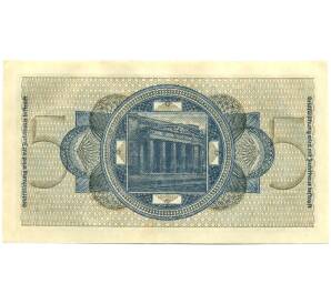 5 рейхсмарок 1940 года Германия (Для окупированных территорий) — Фото №2