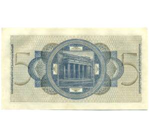 5 рейхсмарок 1940 года Германия (Для окупированных территорий) — Фото №2