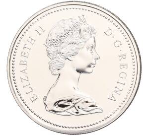 1 доллар 1975 года Канада «100 лет городу Калгари» — Фото №2