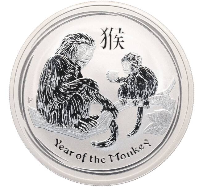 Монета 1 доллар 2016 года Австралия «Китайский гороскоп — Год обезьяны» (Артикул: T11-40230) — Фото №1