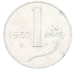 1 лира 1952 года Италия — Фото №1