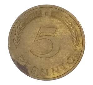 5 пфеннигов 1994 года F Германия — Фото №2