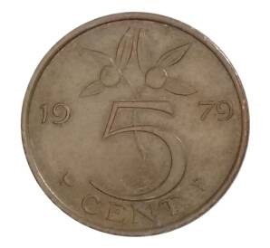5 центов 1979 года Нидерланды — Фото №1