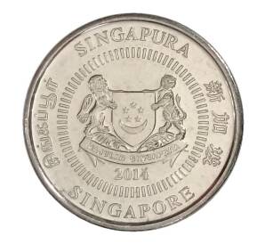 10 центов 2014 года Сингапур — Фото №1