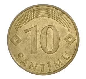 10 сантимов 2008 года Латвия — Фото №2