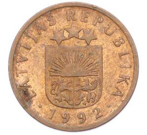 1 сантим 1992 года Латвия — Фото №1