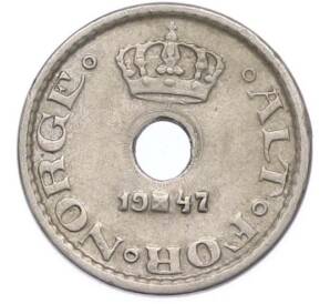 10 эре 1947 года Норвегия — Фото №2