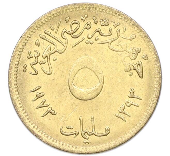 Монета 5 миллим 1973 года Египет (Артикул: K12-79798) — Фото №1