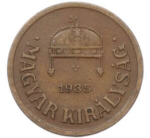 2 филлера 1935 года Венгрия — Фото №1