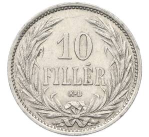 10 филлеров 1908 года Венгрия — Фото №2