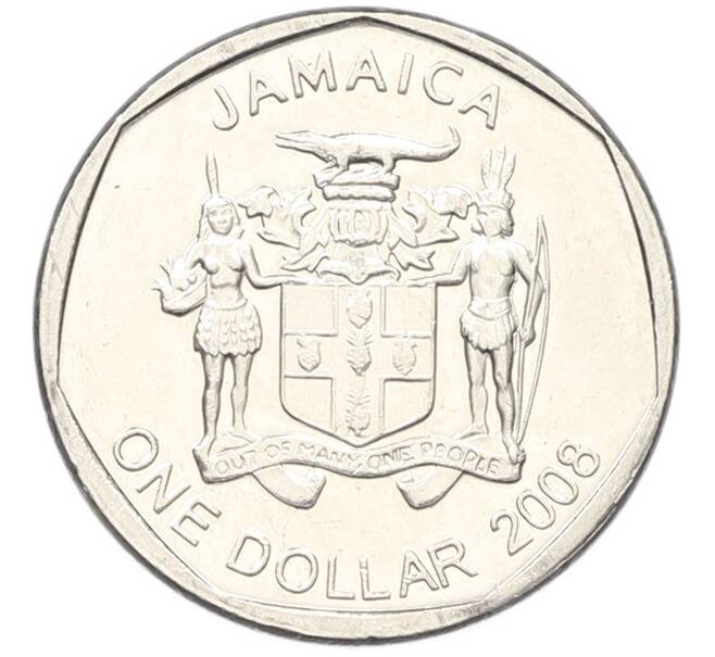 Монета 1 доллар 2008 года Ямайка (Артикул: K12-79989) — Фото №1