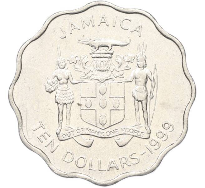 Монета 10 долларов 1999 года Ямайка (Артикул: K12-79995) — Фото №1