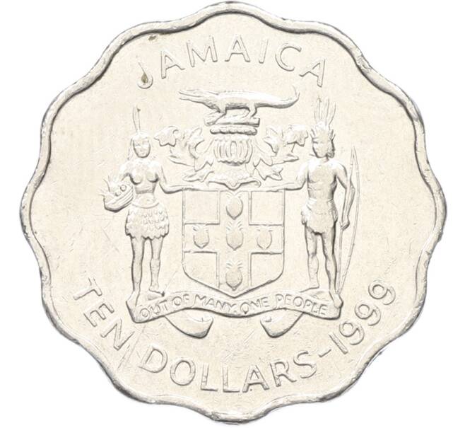 Монета 10 долларов 1999 года Ямайка (Артикул: K12-79996) — Фото №1