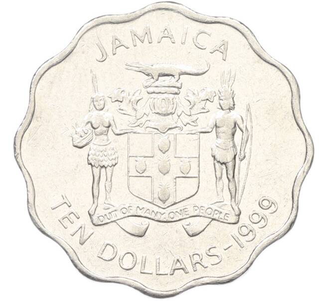 Монета 10 долларов 1999 года Ямайка (Артикул: K12-79997) — Фото №1