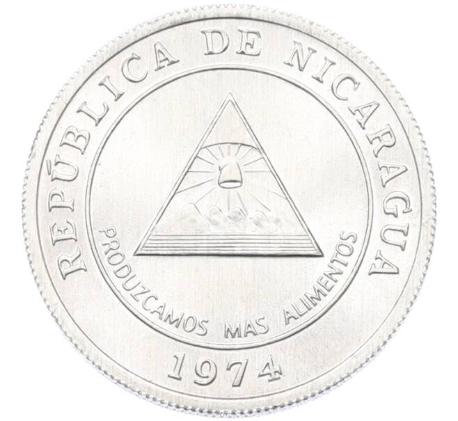 Монета 5 сентаво 1974 года Никарагуа (Артикул: K12-80007) — Фото №1