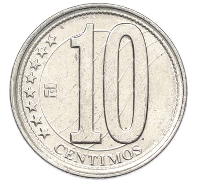 Монета 10 сентимо 2009 года Венесуэла (Артикул: K12-80021) — Фото №1