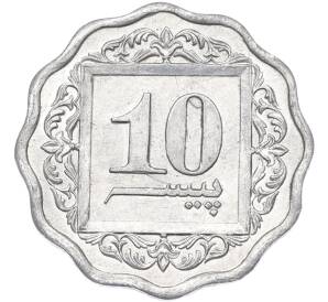 10 пайс 1990 года Пакистан — Фото №2