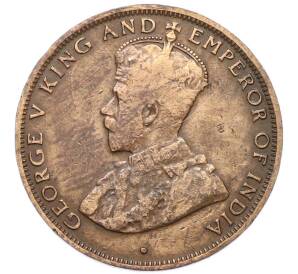 1 цент 1931 года Гонконг — Фото №2