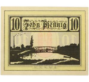10 пфеннигов 1921 года Германия — город Йесниц (Нотгельд) — Фото №2