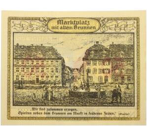 50 пфеннигов 1921 года Германия — город Эммендинген (Нотгельд) — Фото №1